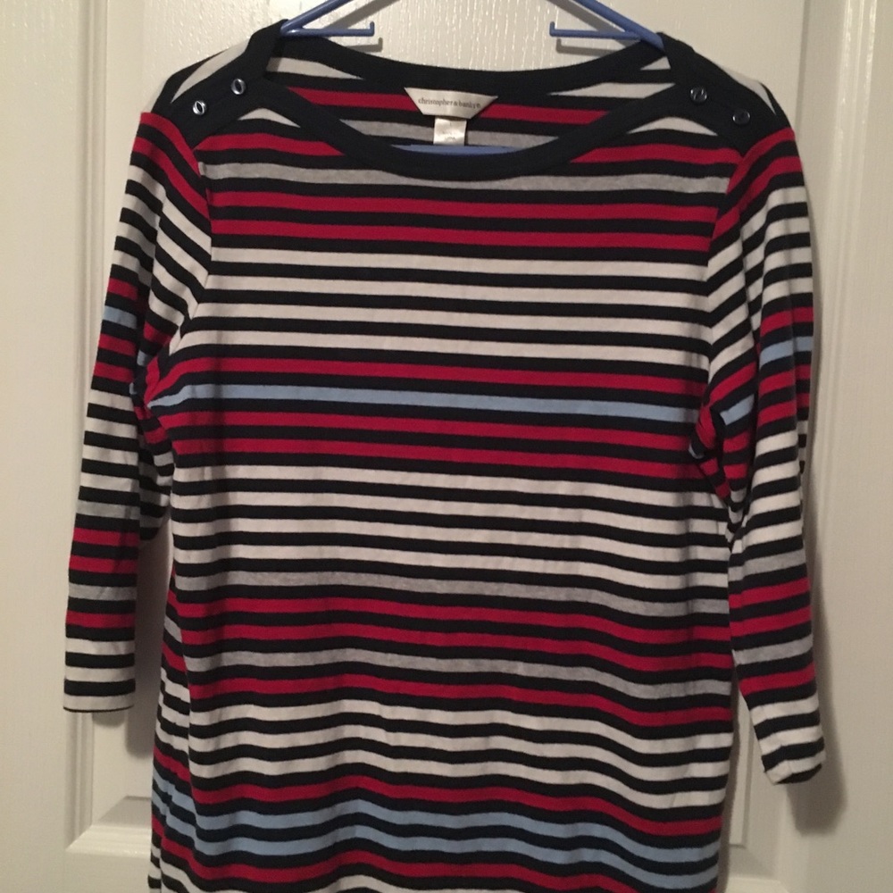 Christopher & Banks striped shirt